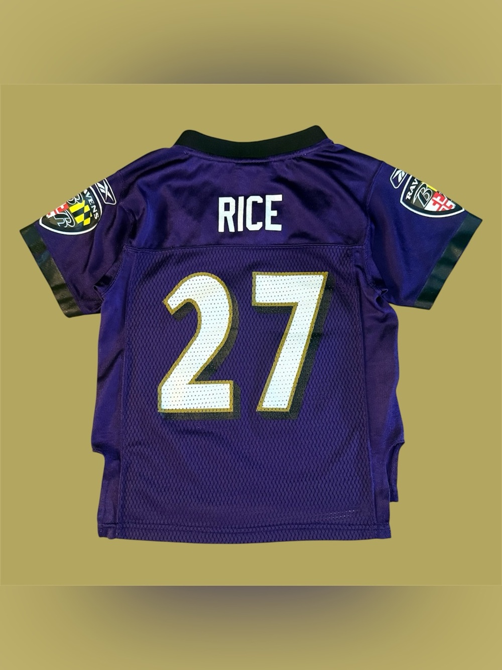 Reebok NFL Baltimore Ravens Ray Rice No. 27 Kids Jersey